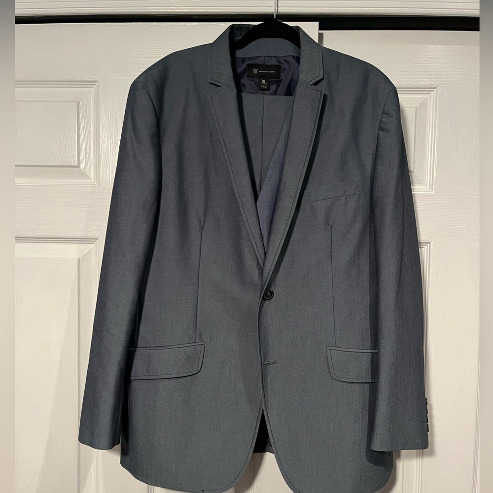 Inc International Concepts, Mens Denim Blue 3 apiece Suits/Pants/Vest